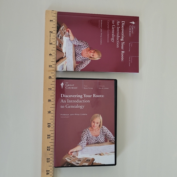 THE GREAT COURSES Discovering Your Roots An Introduction to Genealogy CDs & Book - Picture 10 of 16